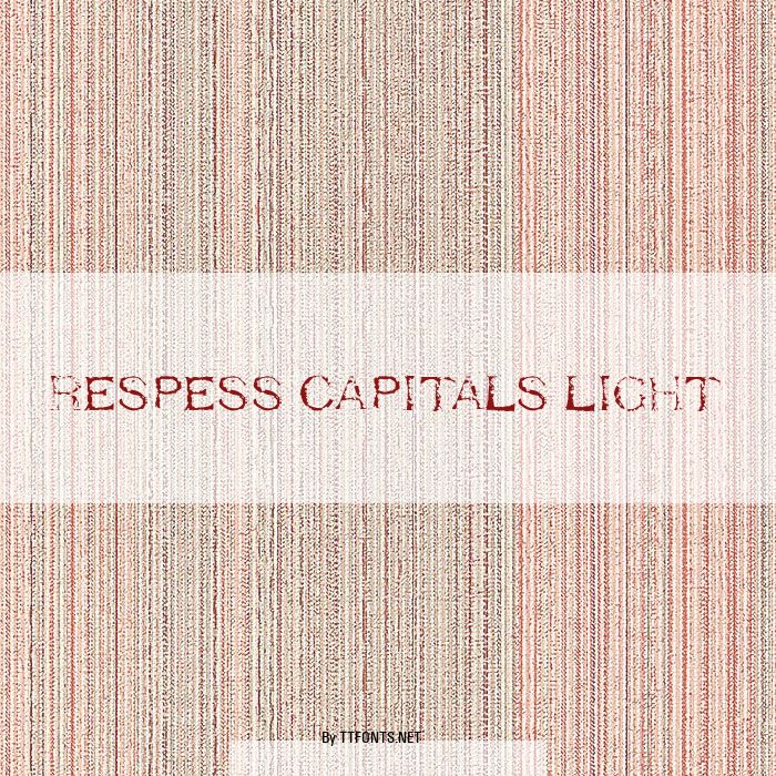 Respess Capitals Light example